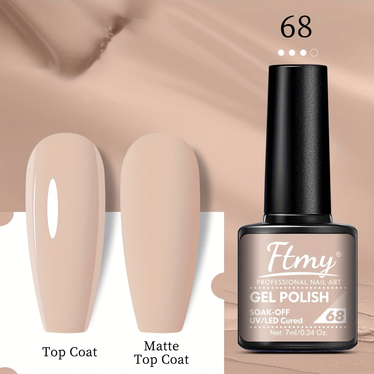 Women Gel Nail Polish Strong Bright Colors Long-Lasting