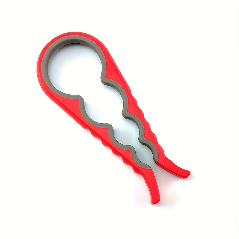 Plastic Can Opener with Non-Slip Grip for Kitchen and Beer Bottles