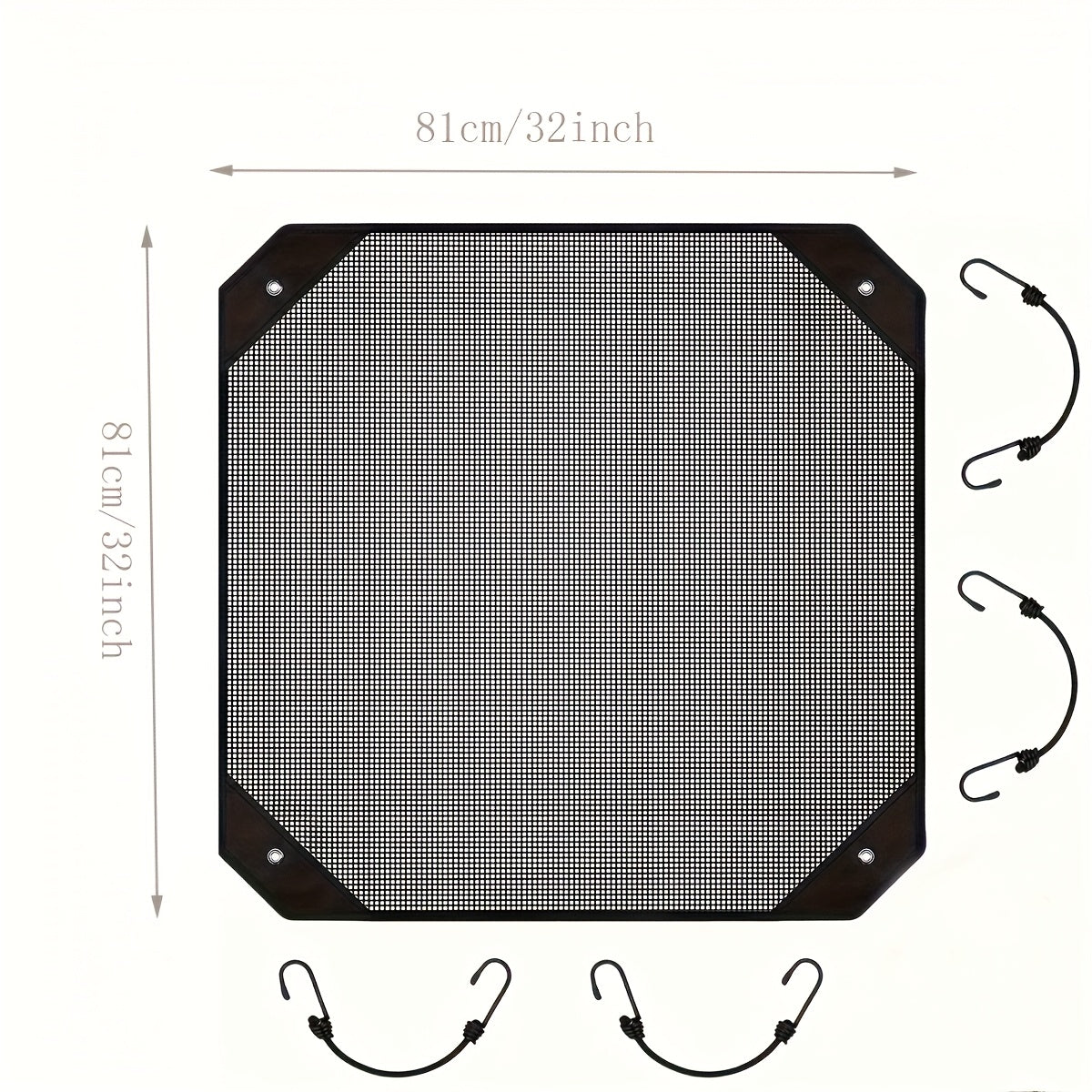 Resin Mesh Outdoor Air Conditioner Cover for AC Unit Protection, Weatherproof, Durable