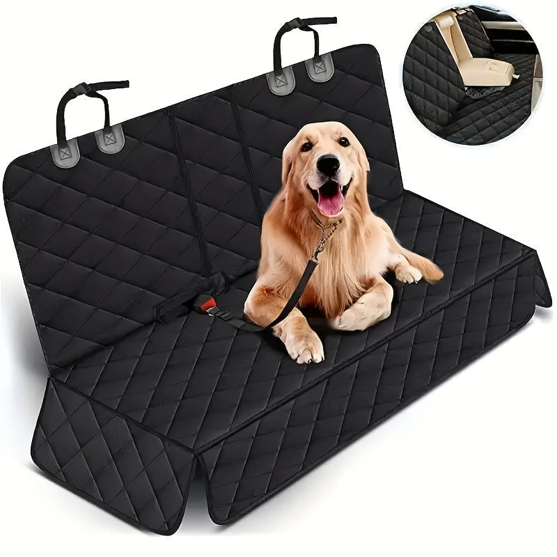 Waterproof Pet Car Seat Cover Anti-Slip Hair Spill Resistant Durable Fits All Vehicles