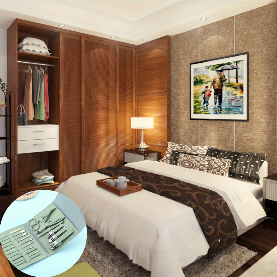 Stainless Steel Nail Grooming Kit for Men and Women Compact Travel Set