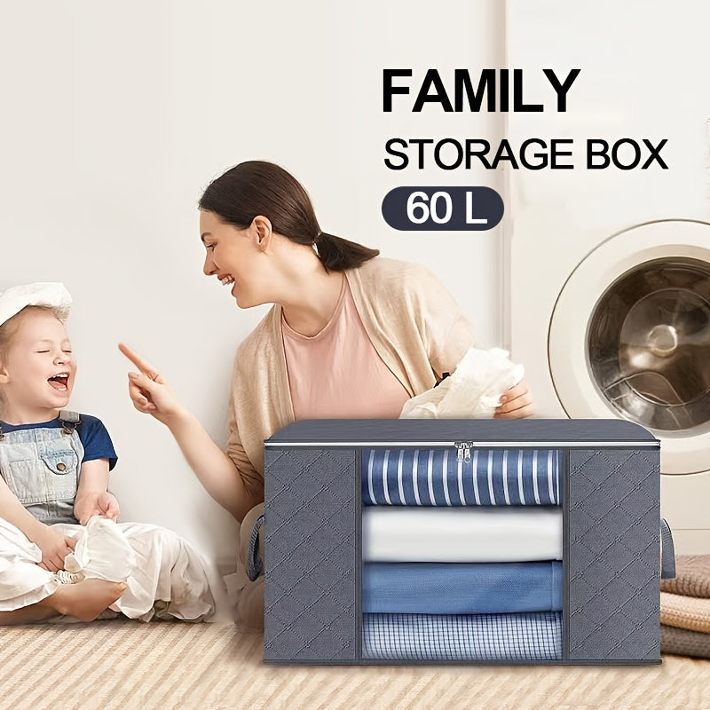 Foldable Fabric Storage Bins for Clothes Blankets and Organization Large Capacity