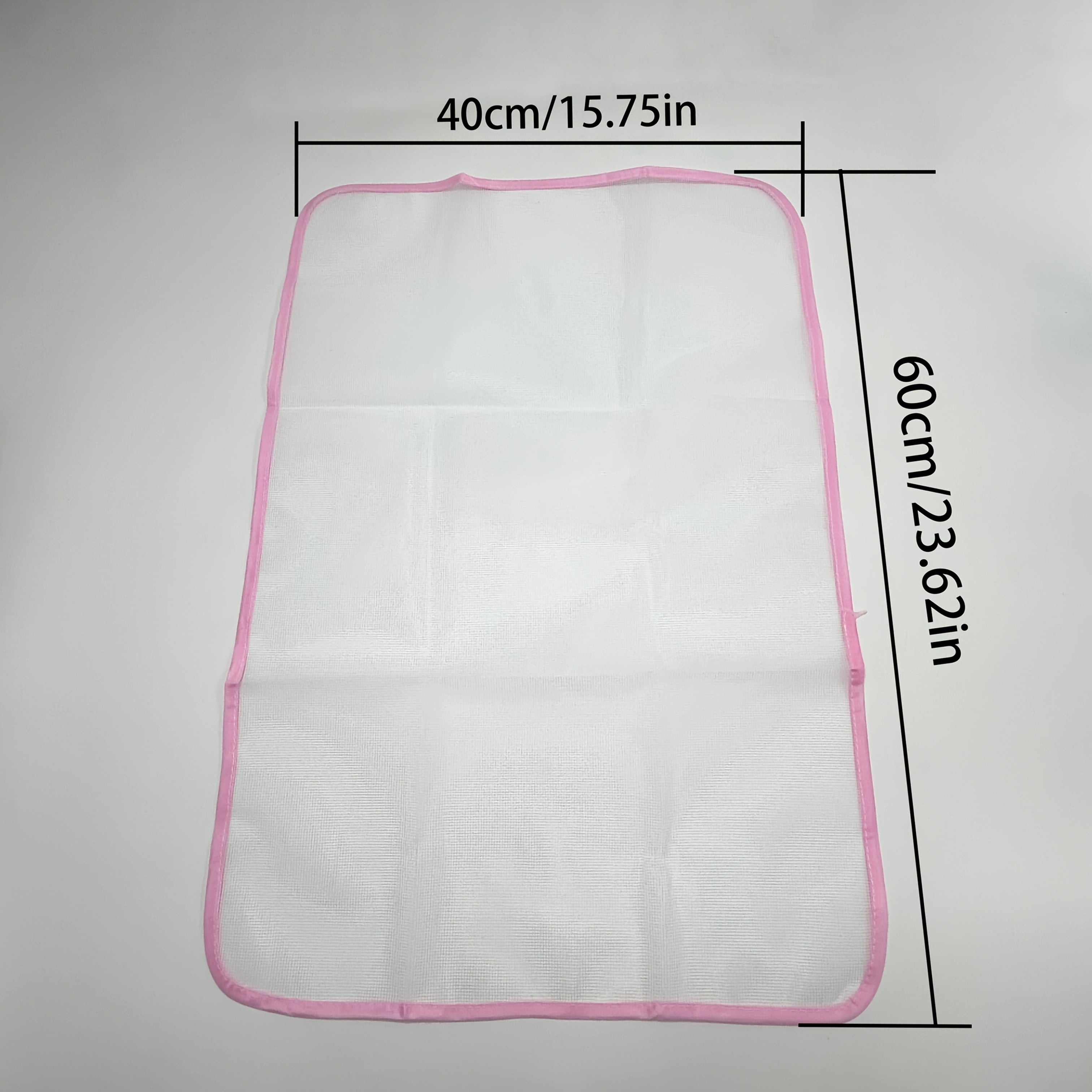 Set of Two Ironing Mesh Cloths for Delicate Clothing Heat Insulation Random Color