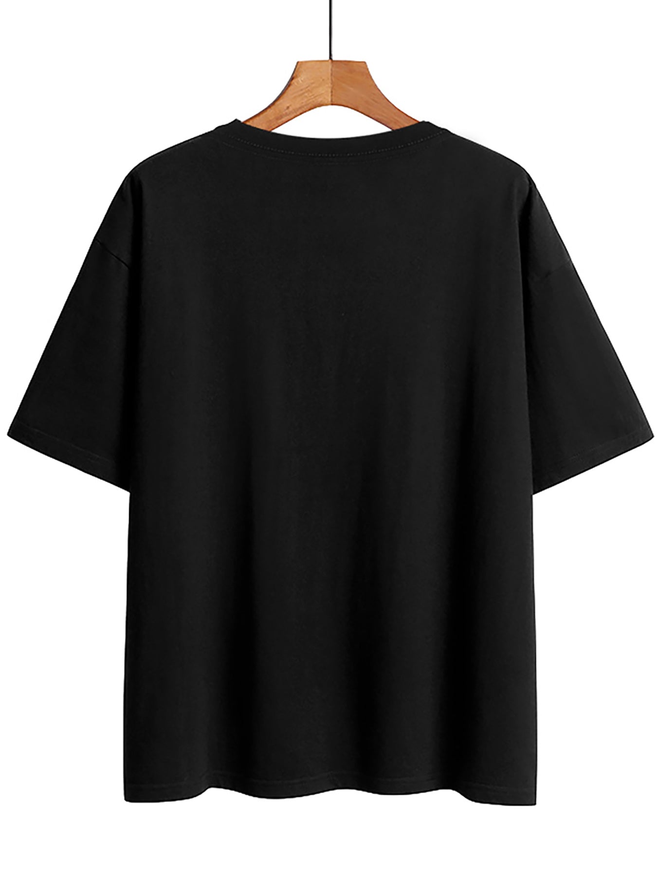 Women's Cotton Casual T-Shirt with Cat Graphic Print Crew Neck All Seasons