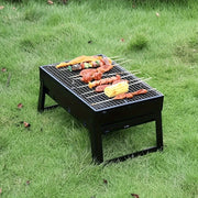 Portable Charcoal Barbecue Grill for Outdoor Cooking and Camping