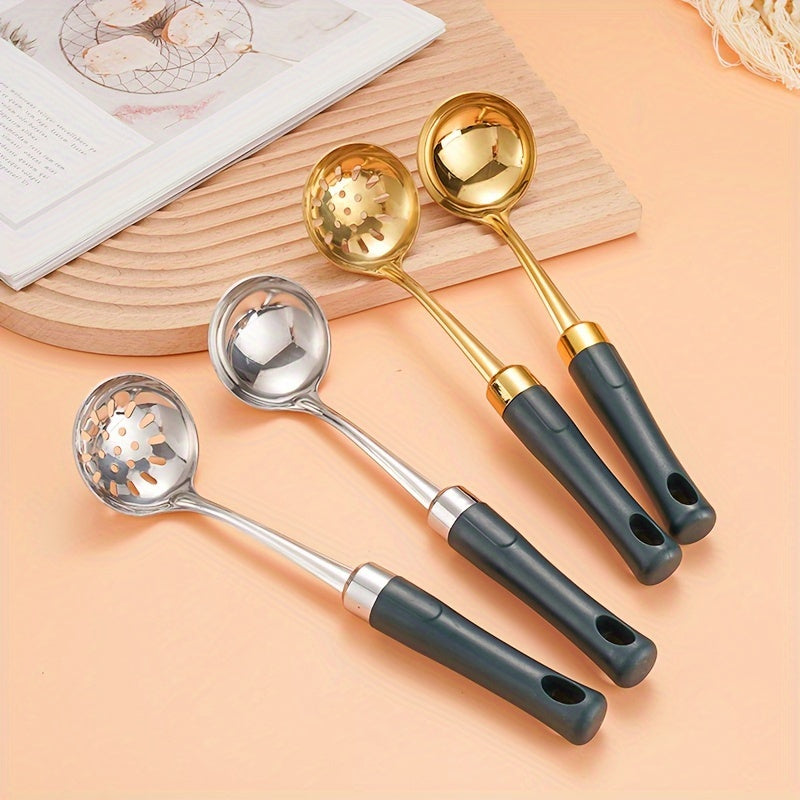 Stainless Steel Cooking Tools Set Non-Stick Heat-Resistant Kitchen Utensils