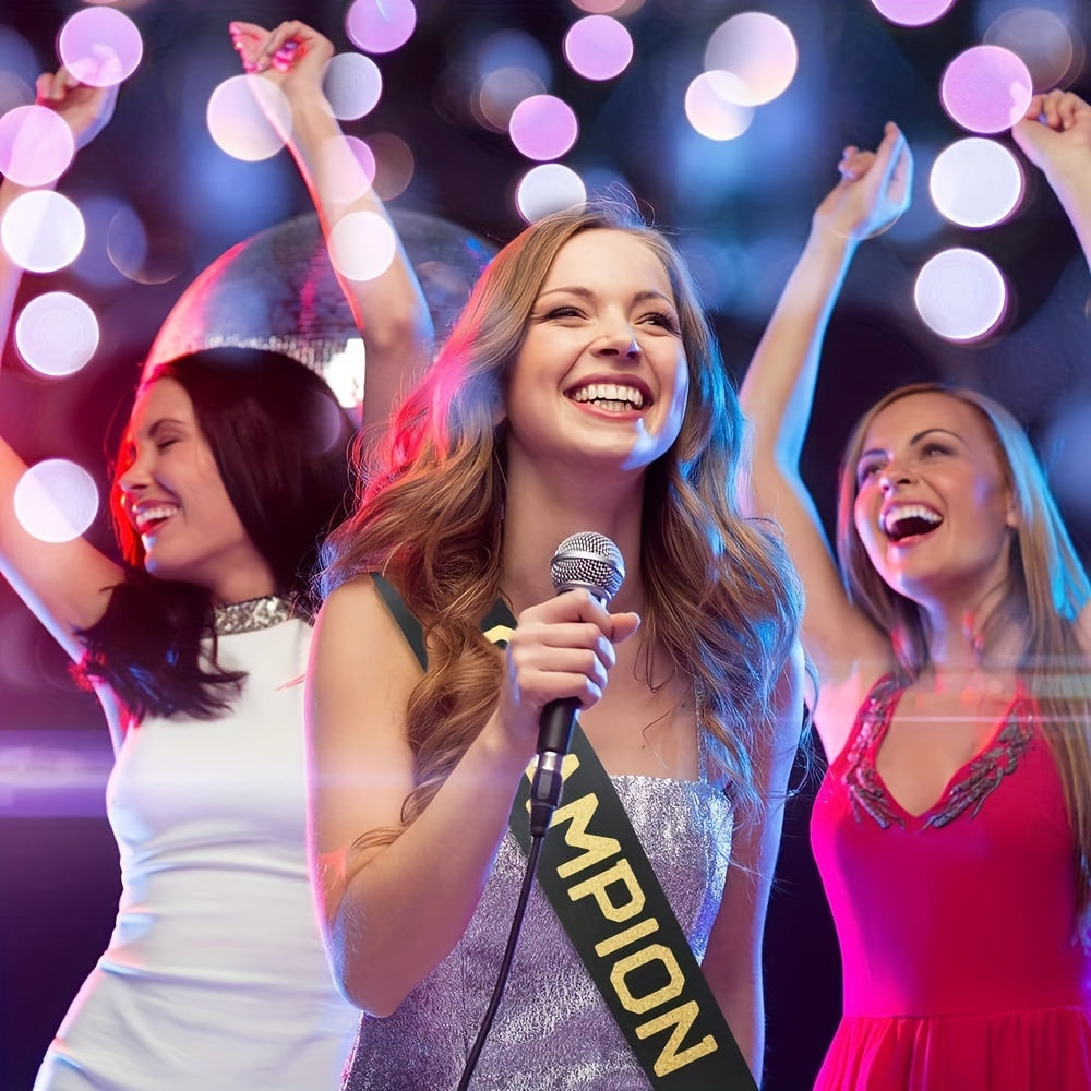 Set of 6 Satin Ribbon Belts for Weddings Birthdays Graduations and DIY Projects in Solid Colors