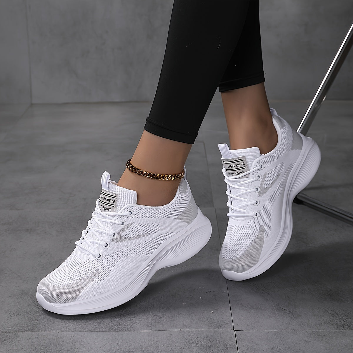Women's Mesh Casual Sneakers with Soft Sole and Breathable Fabric