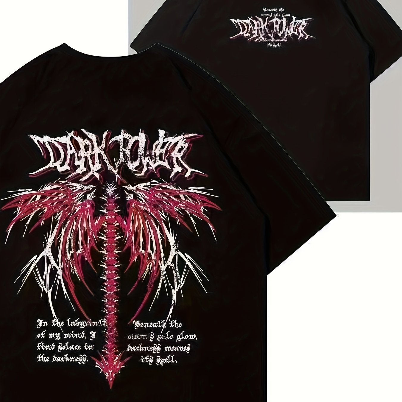 Women's Y2K Letter Print Crew Neck Short Sleeve T-Shirt for Spring Summer