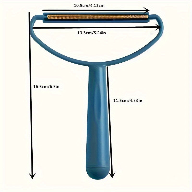 Double-Sided Manual Fabric Shaver for Clothes and Sweaters Plastic Portable Home Travel