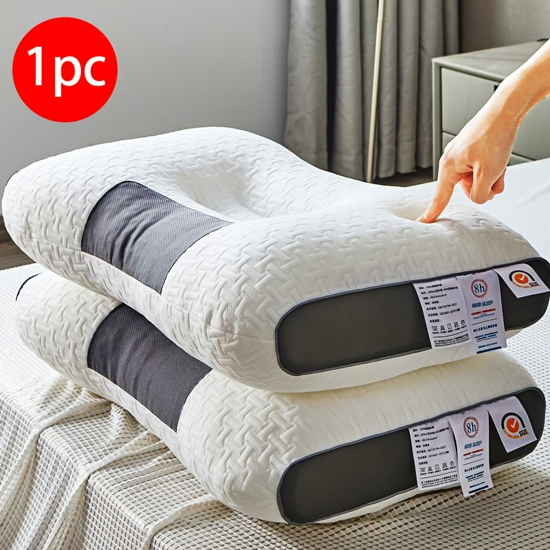 Elastic Neck Support Pillow with Breathable Washable Cover for Maternity and Bedroom Use