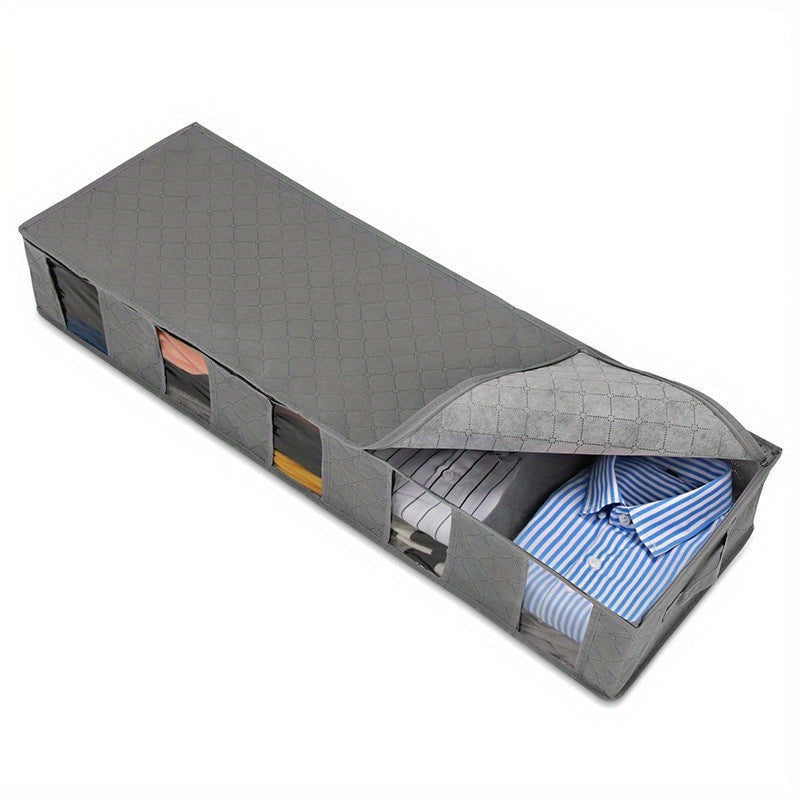 Under-Bed Storage Box Non-Woven Material Dust-Proof Partition Organizer
