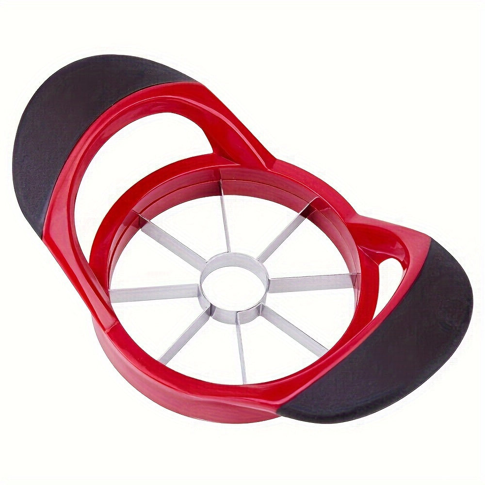 Large Stainless Steel Fruit Cutter with Hand Guards for Easy Apple Slicing
