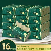 Rangli Glaze Series 4-qavatli tozaqog'oz, yumshoq, kuchli, yaxshi so'radigan bambuk qog'ozi, 16 ta paket