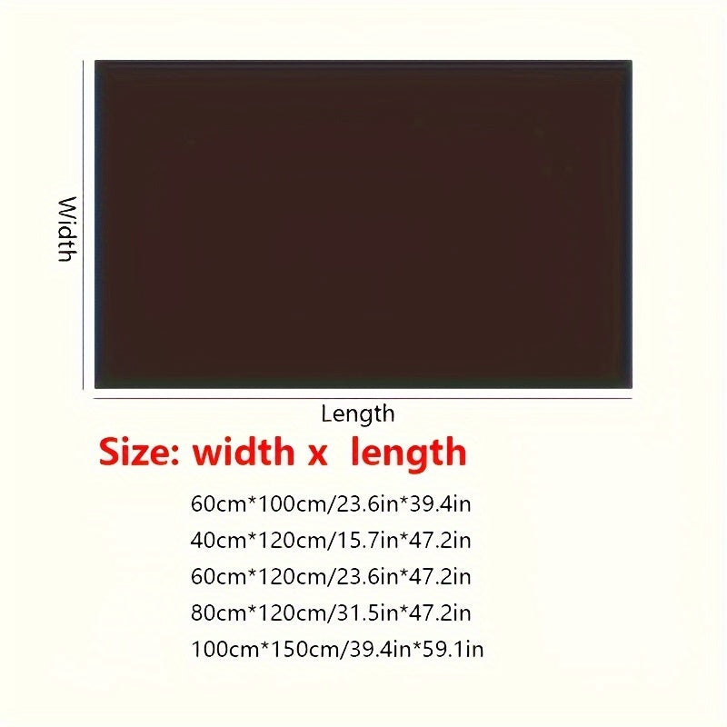 Rectangular Indoor Area Rug Polyester Tufted Non-Shedding Stain-Resistant for Office or Bedroom