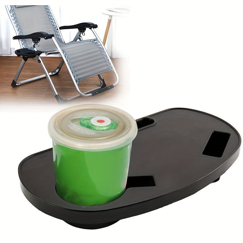 Outdoor Chair Tray Accessories Set with Cup Holder and Adjustable Design