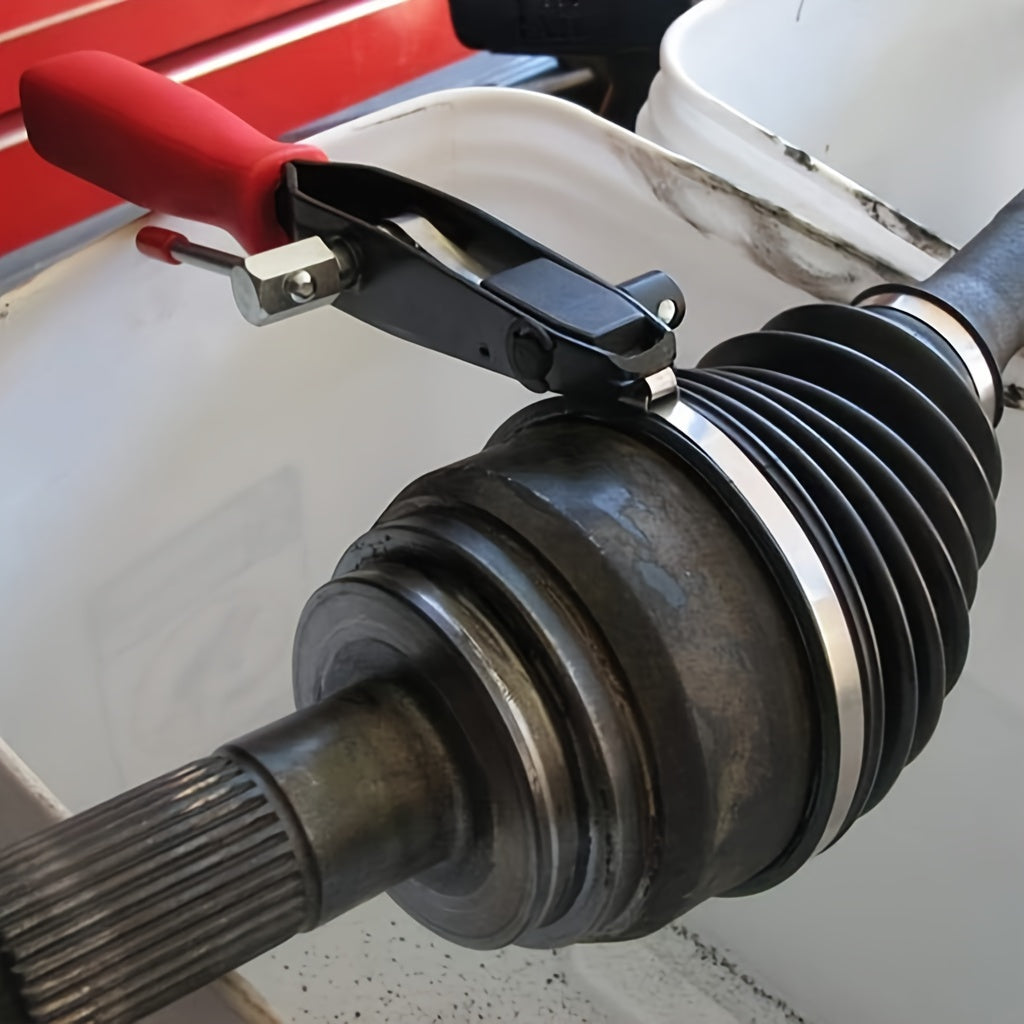 Professional CV Joint Ear Clamp Banding Tool with Cutter for 10mm Hoses