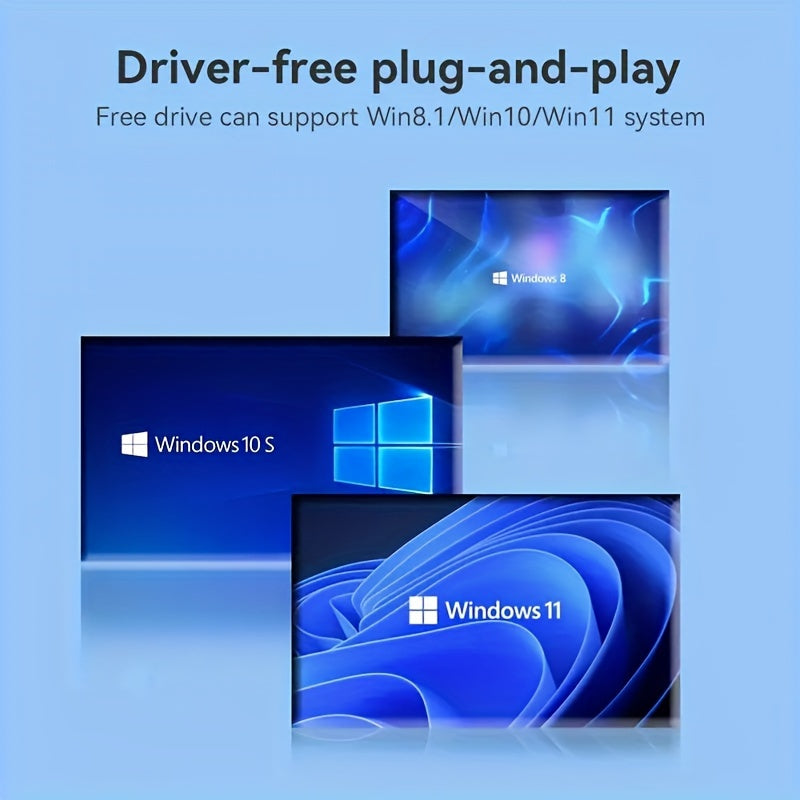 Wireless Bluetooth Adapter for Headphones Speakers Tablets and Keyboards USB Plug and Play Compatible with Windows 8.1 10 11