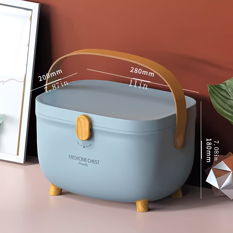 Multi-Layer Medicine Storage Box Organizer for Family Use