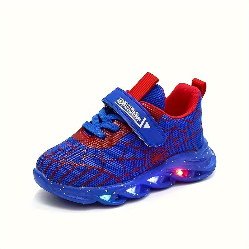 Kids' LED Light-Up Mesh Sneakers for Autumn and Winter Casual Sports Shoes