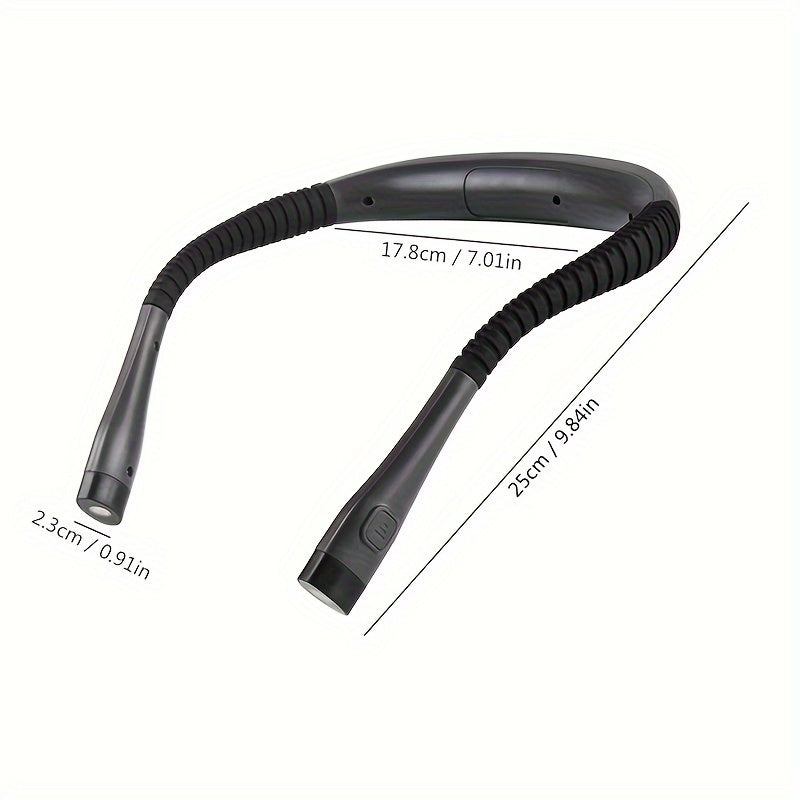 LED Reading Light with Adjustable Colors and Brightness Rechargeable Battery for Bed Running Knitting Camping Repair