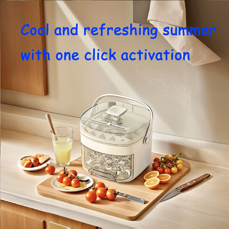 Home Ice Maker 50 Grid Portable Food Grade Plastic No Electricity Needed