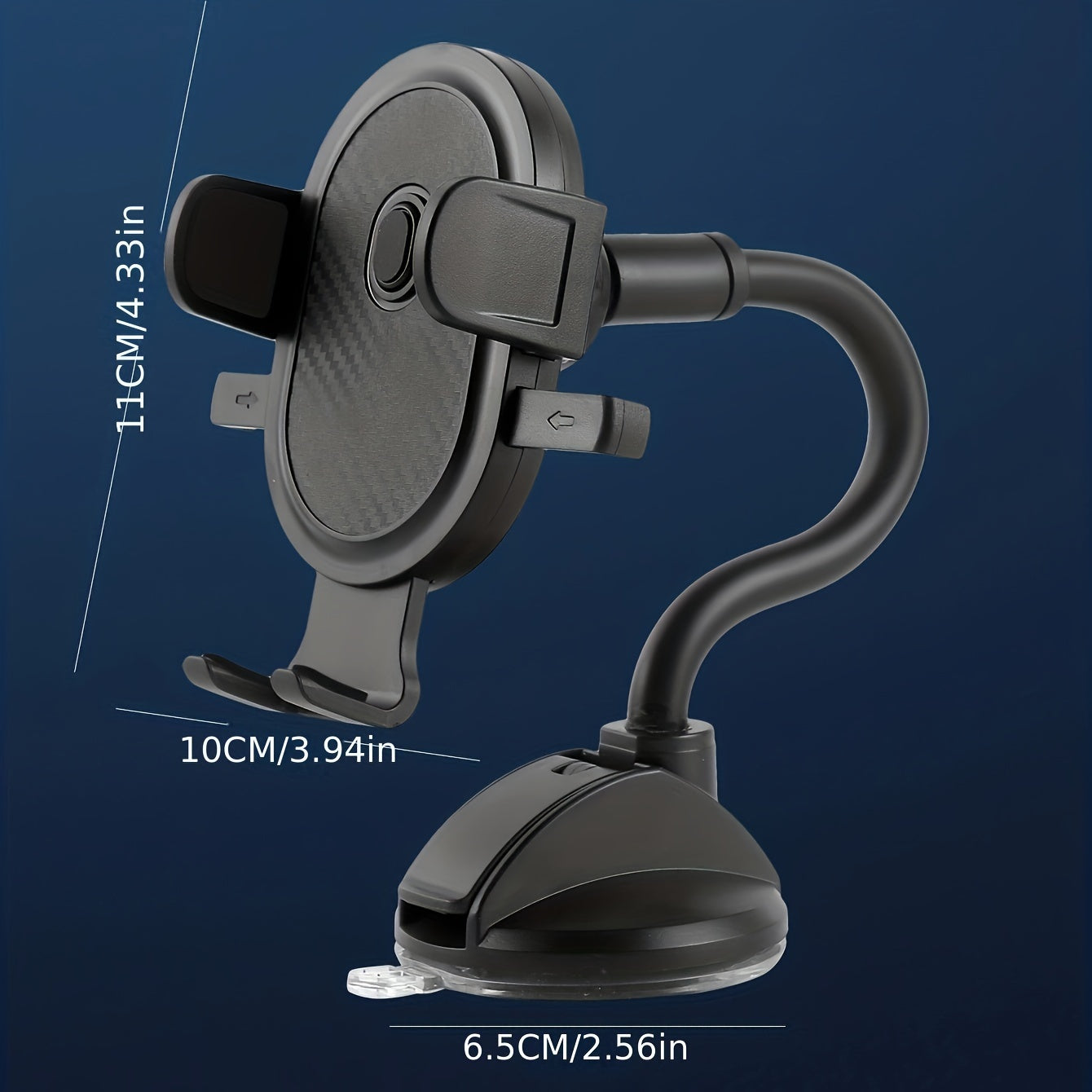 Car Dashboard Phone Holder 360° Rotatable Adjustable Car Navigation Mount