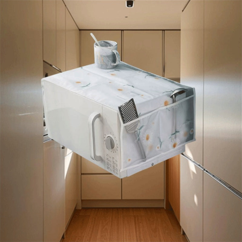 PE Material Dust-Proof Refrigerator Cover No Gap Design Protection Against Splashes and Scratches