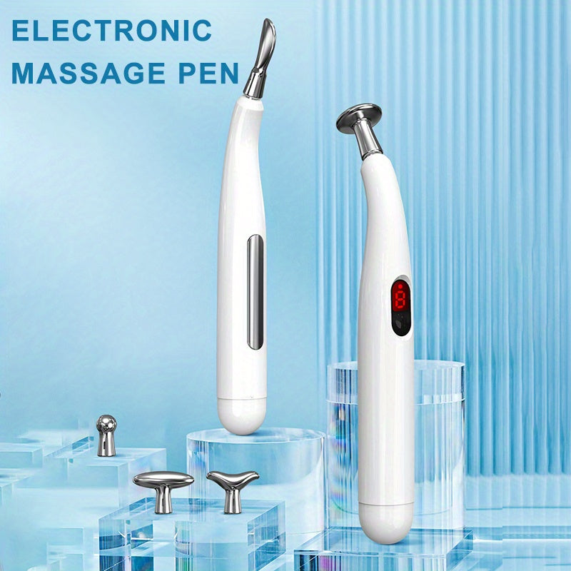 Electric Massage Pen with Rechargeable Lithium Battery, Adjustable Intensity for Back Neck Waist