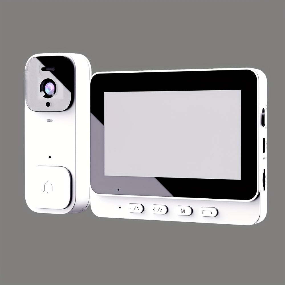 Video Doorbell Set No WiFi App Support Local Storage Up to 128GB
