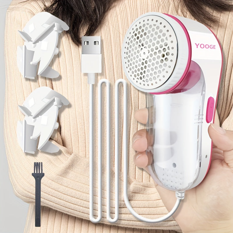 USB Fabric Shaver for Fuzz Removal Clothes Sheets Sofa Portable Alloy Steel Handle