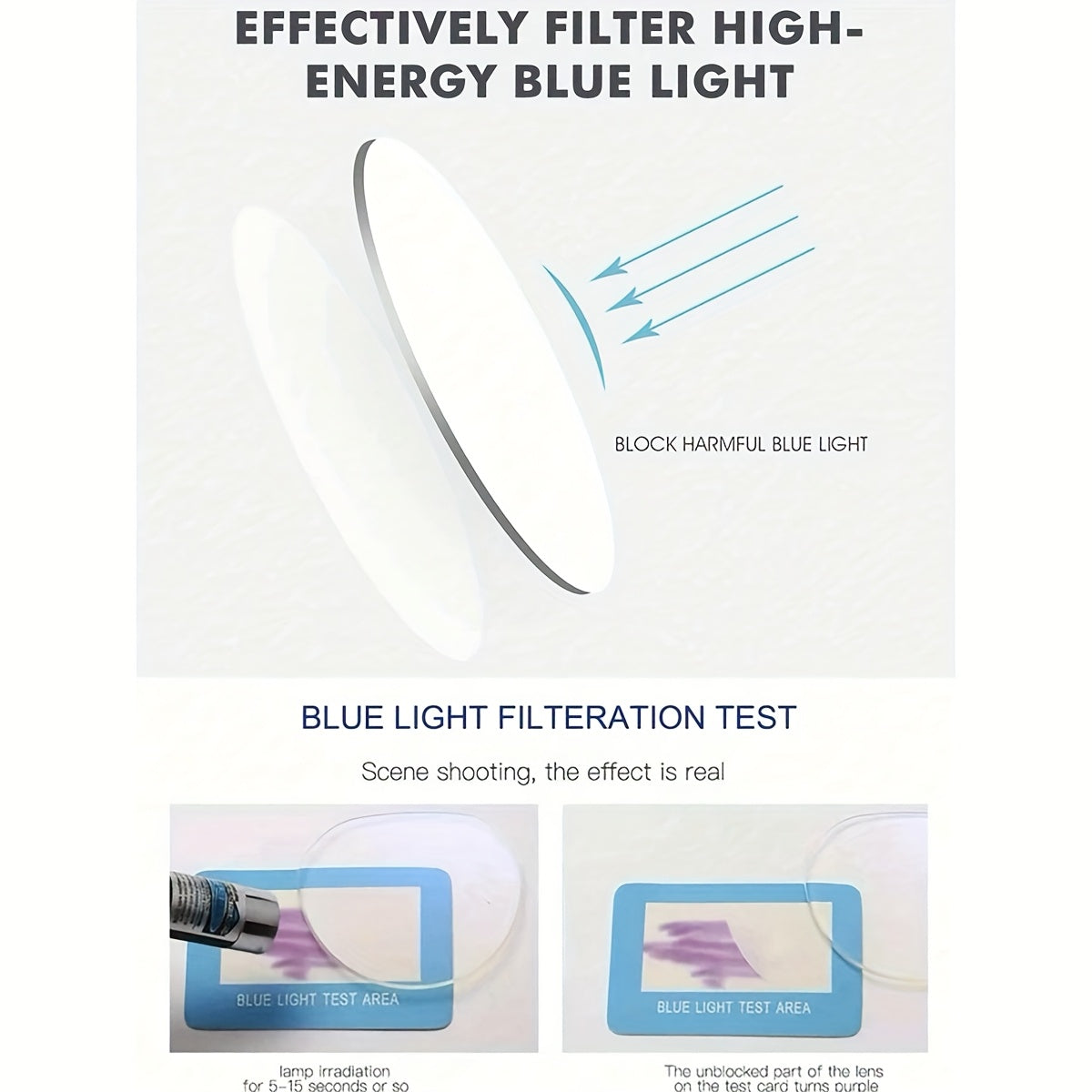 Women's Blue Light Blocking Half-Frame Round Glasses with Full Rim Plastic Frame