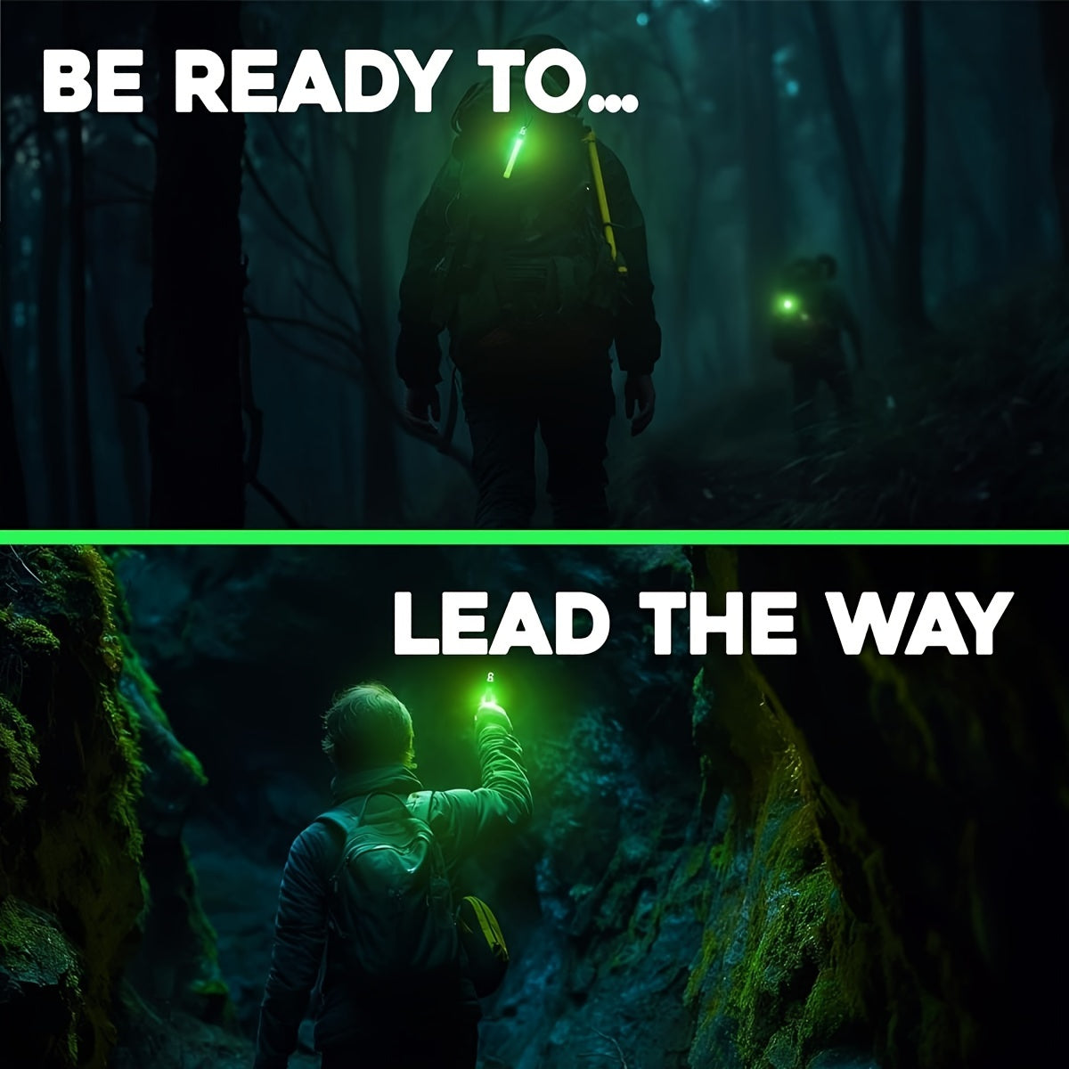 6-to'plam Yashil 6- dyuymli sanoat darajali yoritgichlar, turar joy uchun favqulodda vaziyatlar, partiyalar