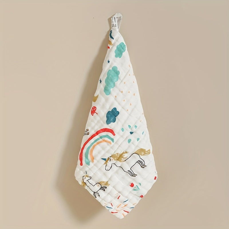 Полотенца с авокадо: шестислойный квадрат, маленький квадрат для малышей, для лица, высокоабсорбирующая марля, для слюны, высокоплотные детские и умывальные полотенца.