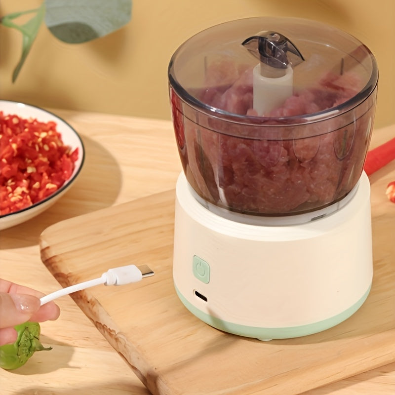 Cordless Electric Food Processor with Blender Meat Grinder Vegetable Slicer