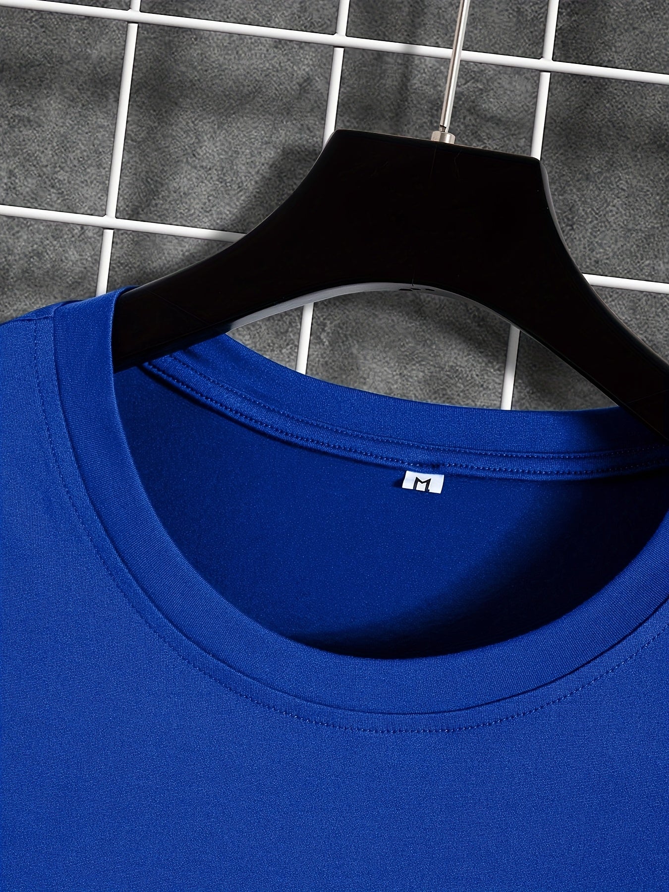 Erkaklar uchun tasodifiy gullar va qushlar bosma T-koftasi - Polyester, Yuqori bo'yin, Qisqa yeng - Yoz uchun ideal