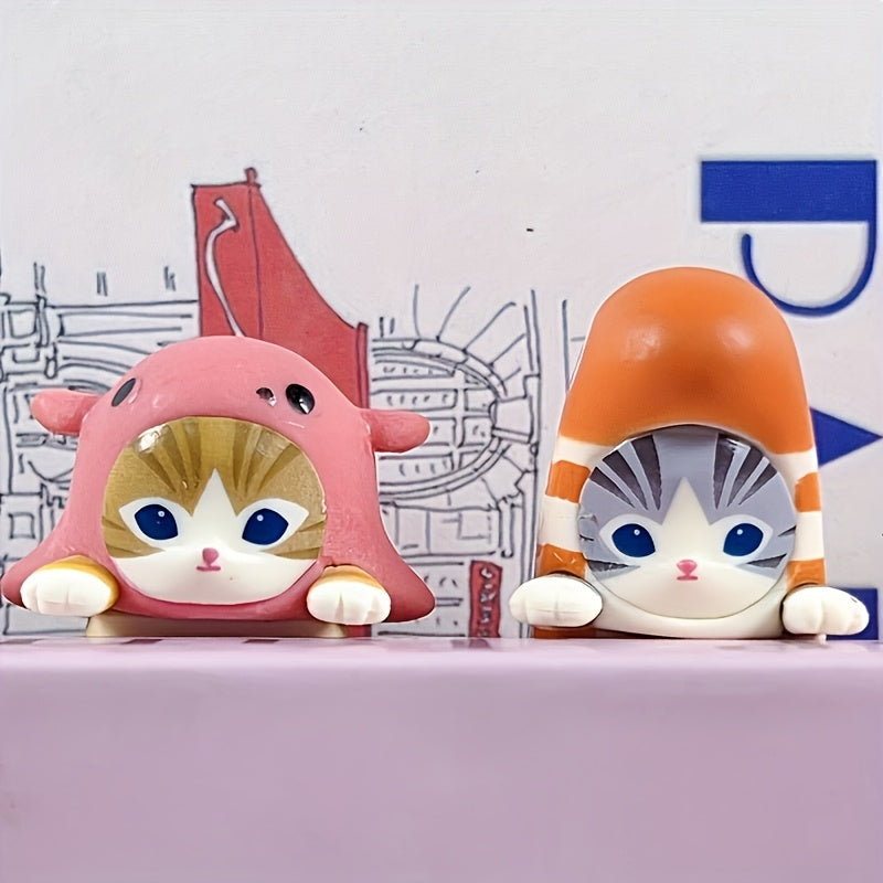 Lucky Cat Doll Surprise Box Decorative Figurine for Office Home Decor and Gifts