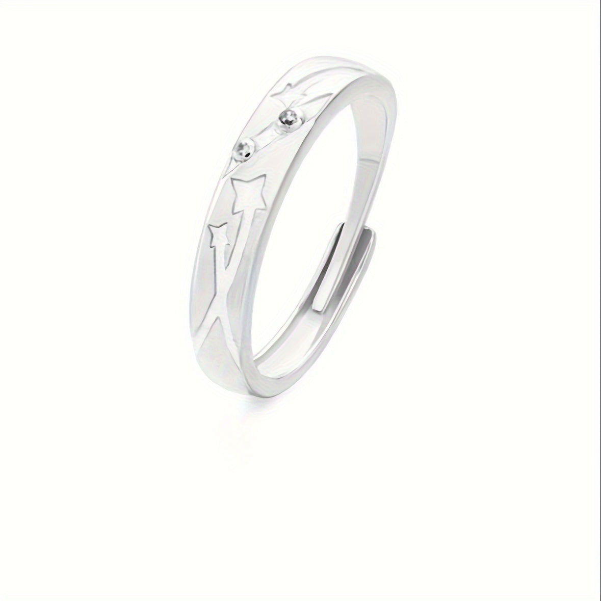 Yulduzli Tungi Juftlik Halqalari To'plami - Kundalik kiyish yoki sovg'a berish uchun ideal