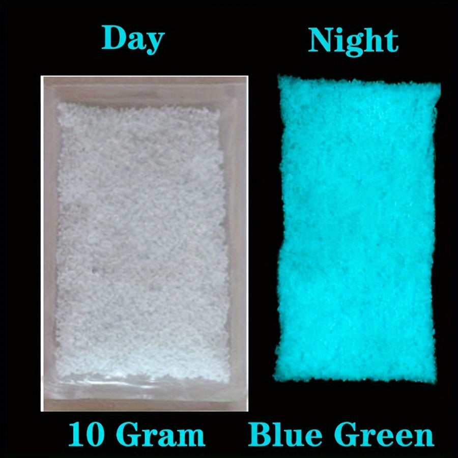 Glow in the Dark Pebbles 10,000 Pieces Polished Stones for DIY Decor Fish Tank Wishing Bottles