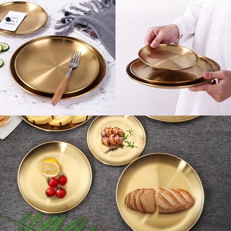 Stainless Steel Coffee Tray for Buffet Parties and Fruit Decoration