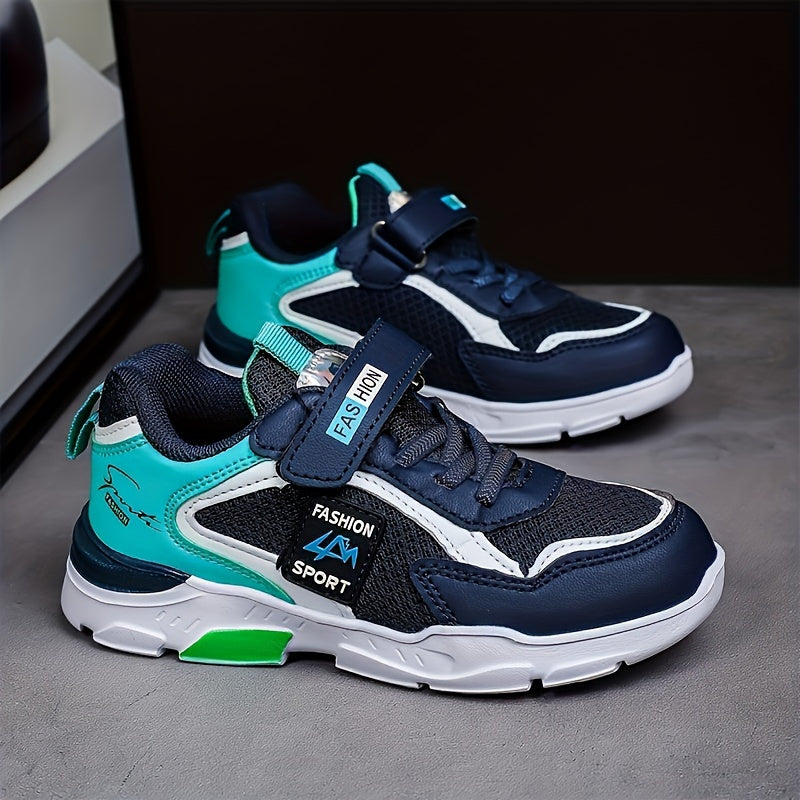 Мужские легкие дышащие кроссовки из сетки с двойной сеткой и круглым носком