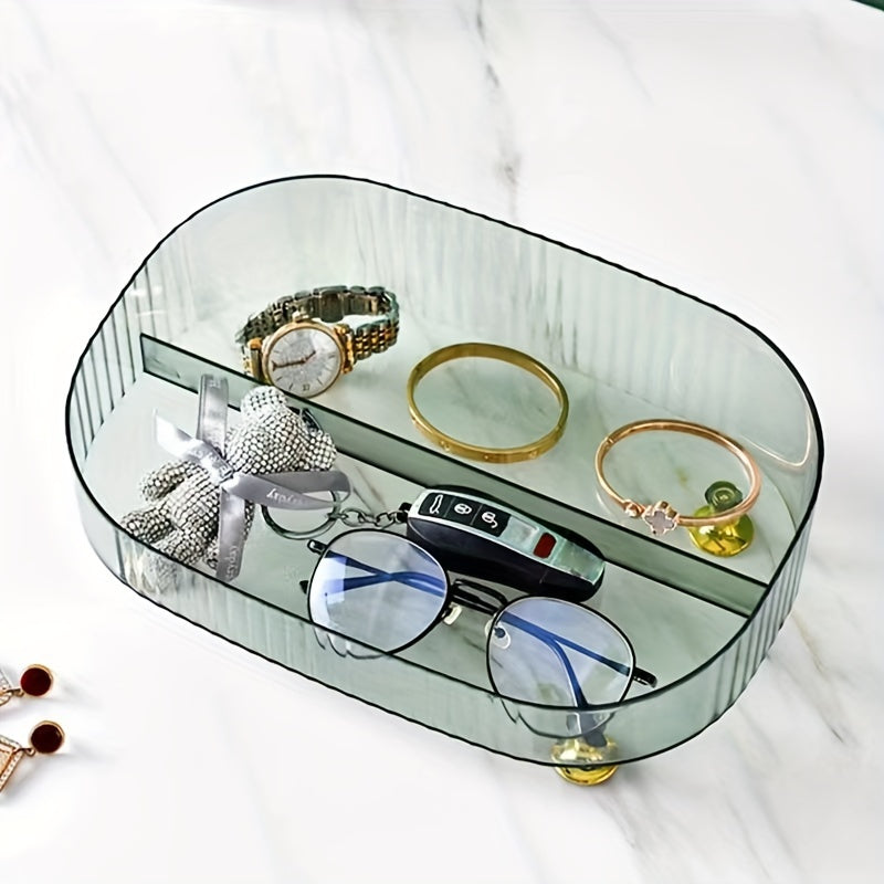 Desktop Cosmetic Storage Box Jewelry Organizer for Dressing Table Skin Care