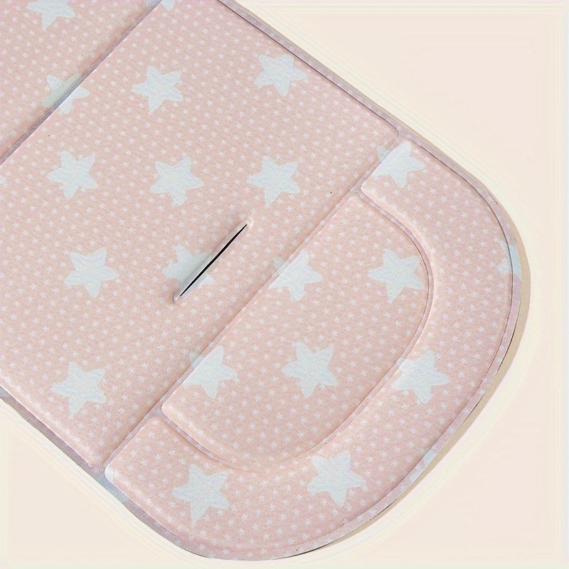 Pink Seat Cushion for Strollers Comfortable Outdoor Relaxation