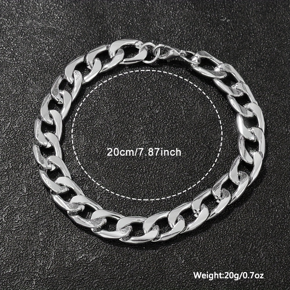 Men's Casual Quartz Watch Alloy Round Dial Battery Powered Non-Rechargeable Button Battery Gift for Dad or Boyfriend