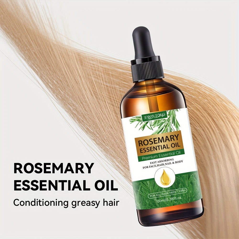 100ml Rosemary Essential Oil for Haircare and Skin Moisturizing Strengthening Scalp