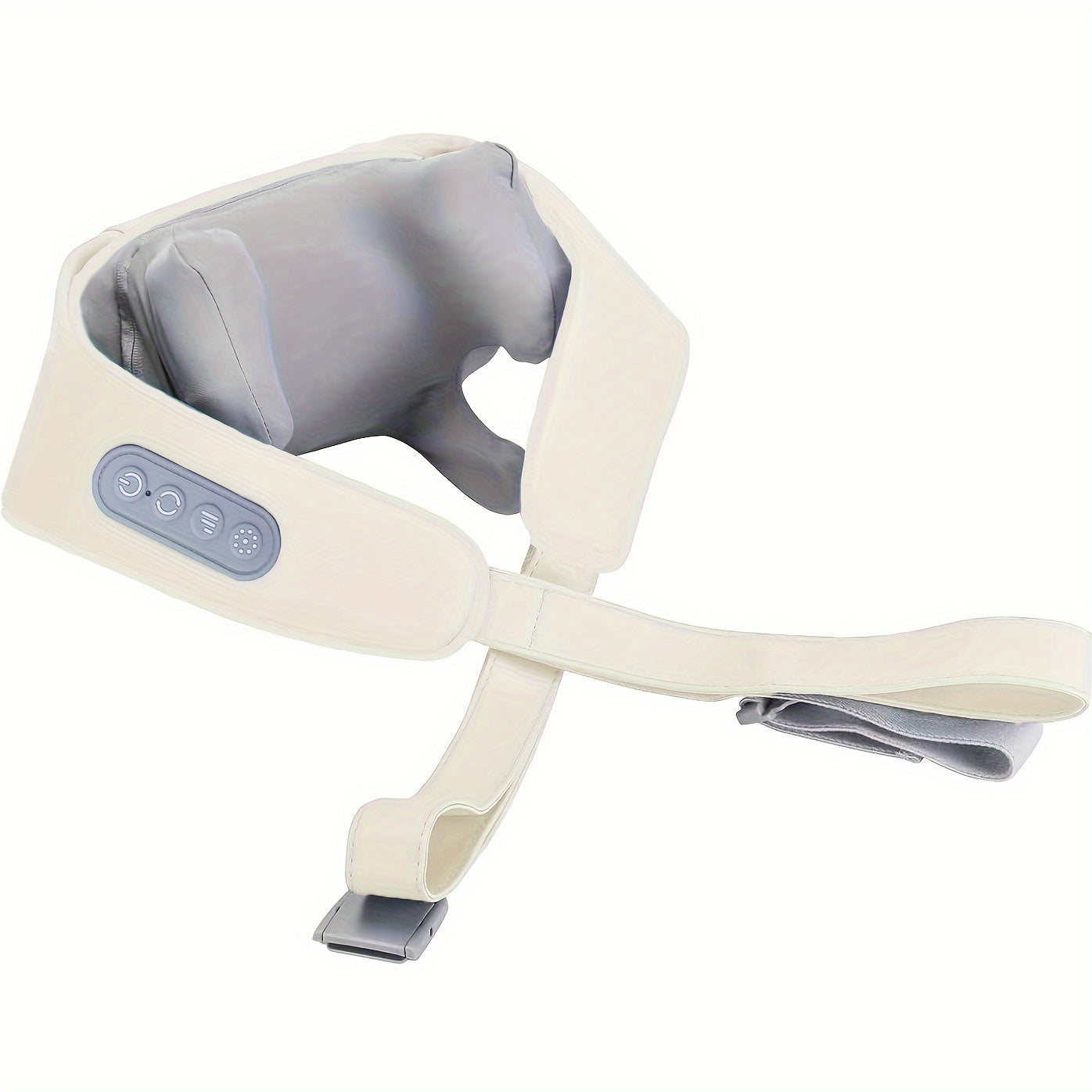 Neck and Shoulder Massager with Heat Rechargeable USB Leather Pain Relief Gift