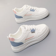 Women's Casual Fleece-Lined Low-Top Sneakers with Synthetic Upper