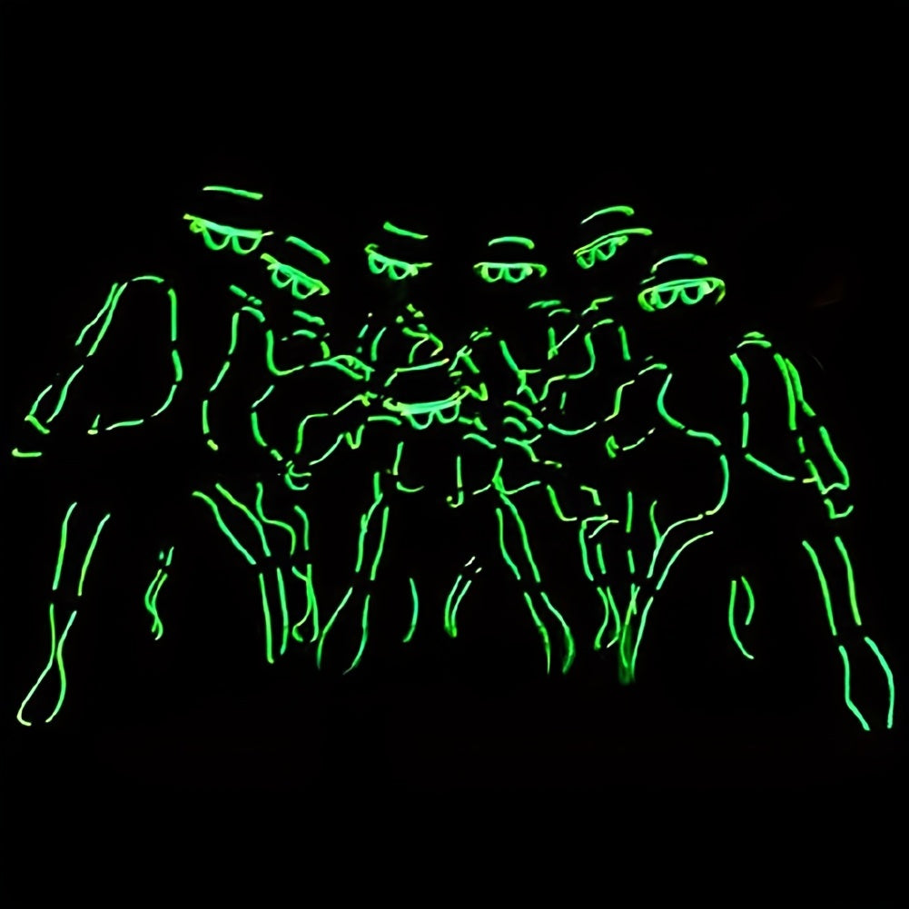 Tira de luces LED con batería de cable EL para decoraciones y fiestas DIY