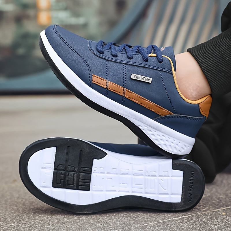 Men's Lightweight Outdoor Sneakers for Hiking Camping Running Casual All-Season