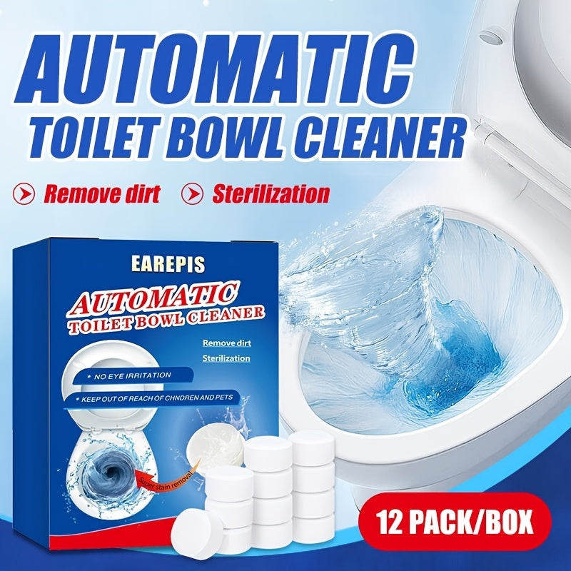 Toilet Cleaning Tablets for Stain and Odor Removal, Long-Lasting Fresh Scent